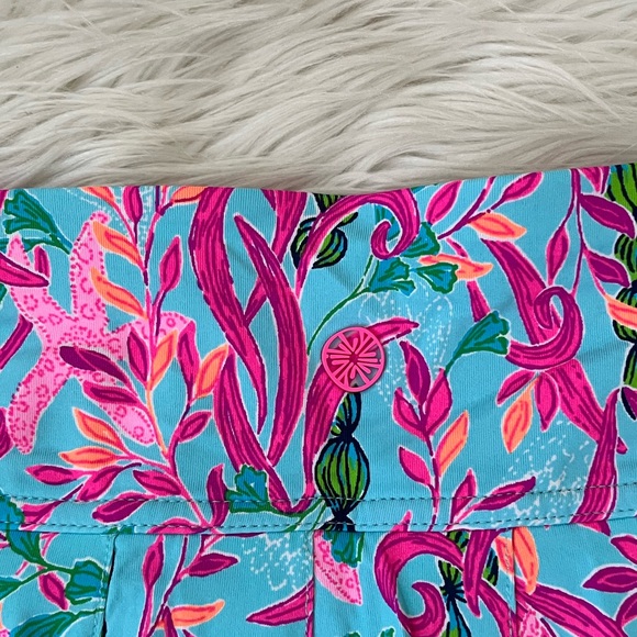 {Lilly Pulitzer} Luxletic® Annora Skort in Multi Seaweed Samba - Women’s Medium - Picture 12 of 15